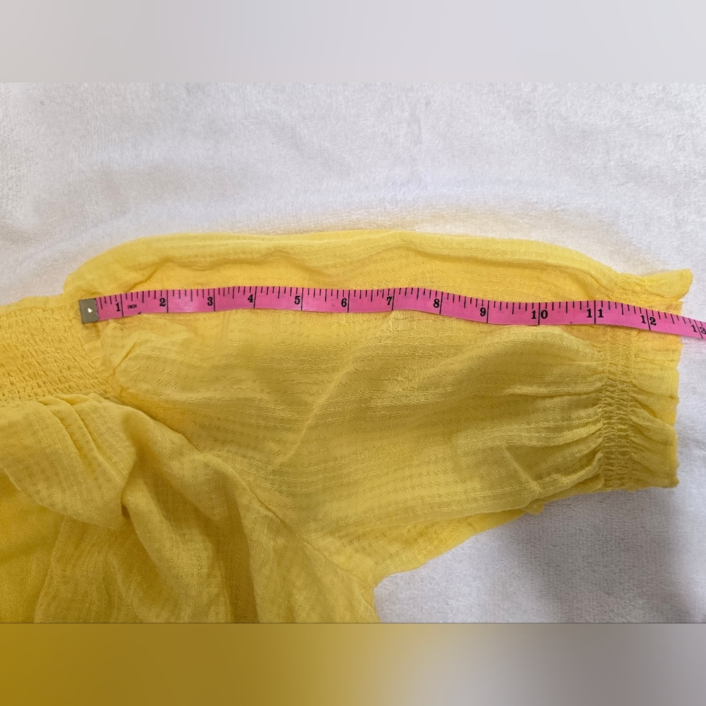 Lauren Ralph Lauren Firmato Yellow Midi Dress Size 10 - Picture 13 of 16